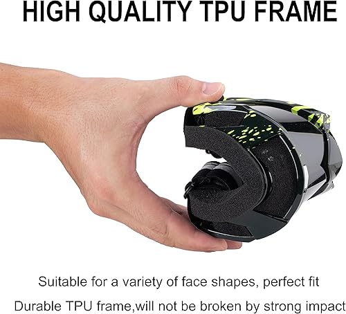 Miniatura 4 de Gafas de motocross a prueba de viento ATV a prueba de polvo, gafas de motocross para hombres, mujeres y jóvenes