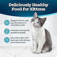 Vista 4 de Blue Buffalo Tastefuls Alimento para Gatitos con DHA - Comida Seca para Gatos Hecha en los Estados Unidos con Ingredientes Naturales, Receta
