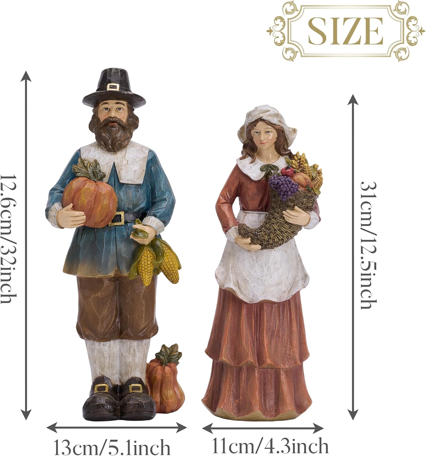Valery Madelyn Fall Decorations for Home, Family Harvest Decor for Indoor Tabletop Centerpieces Harvest Autumn Thanksgiving Dining Room Shelf Decoration