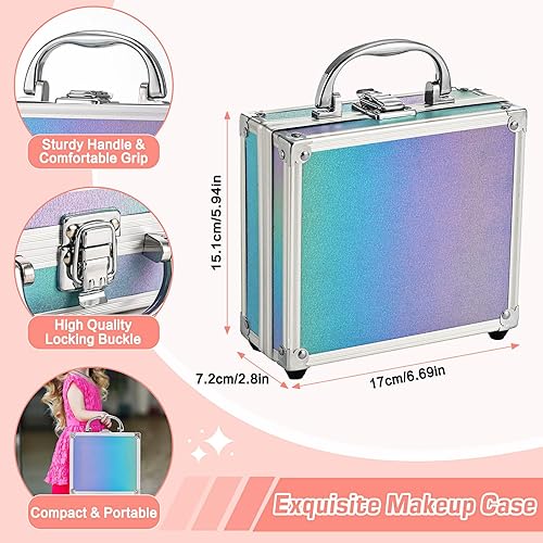 Miniatura 6 de Anpro Kit de maquillaje todo en uno para niñas de 10 a 12 años con estuche, juego de maquillaje profesional para adolescentes, kit de maquillaje