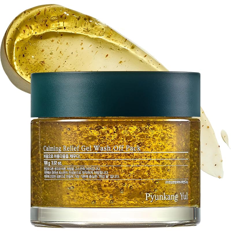Pyunkang Yul PKY Calming Relief Gel Wash Off Pack 100g, Soothing & Refreshing Gel Mask for Sensitive Skin