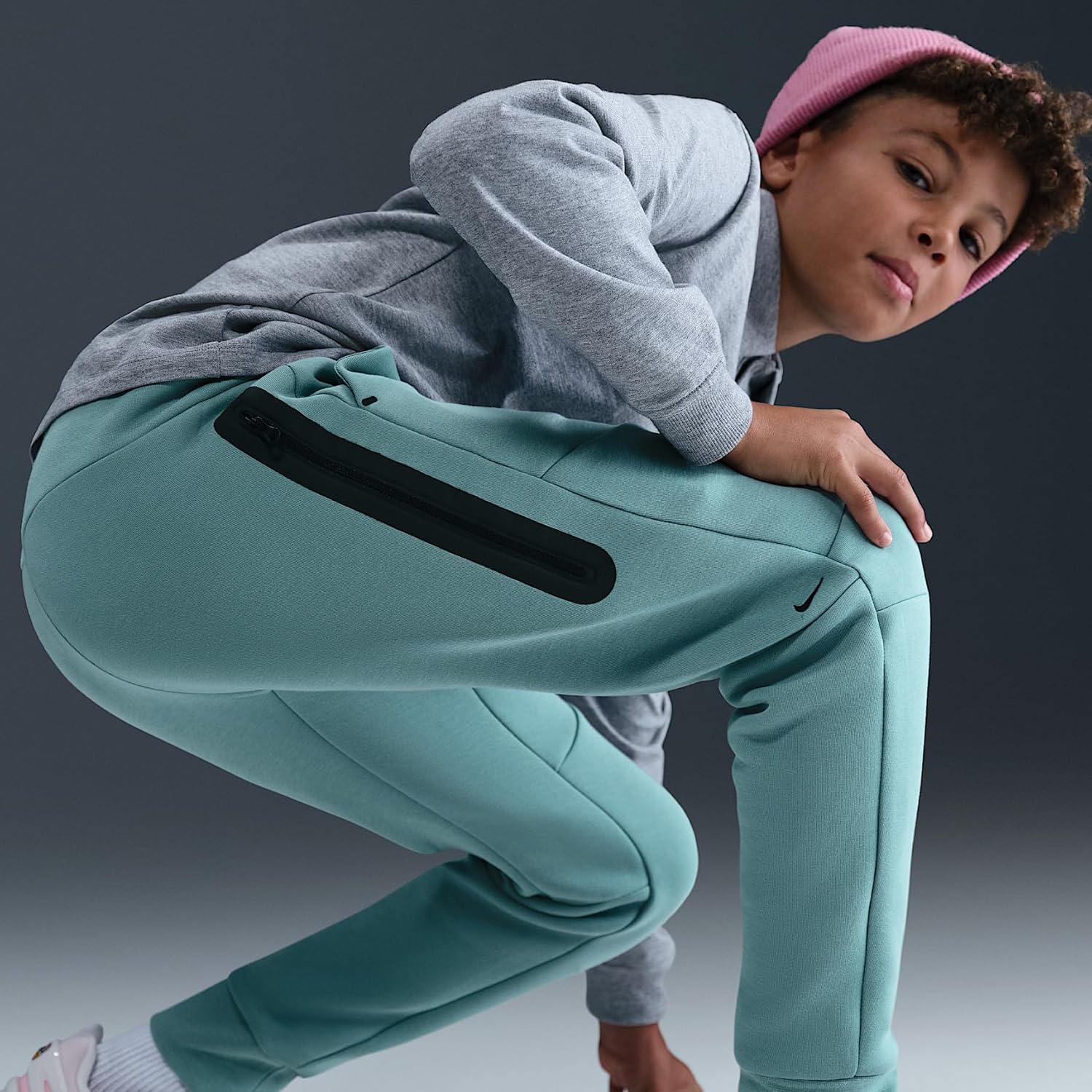 Nike Sportswear Tech Fleece Big Kids' Joggers (Cannon/Black/Black)