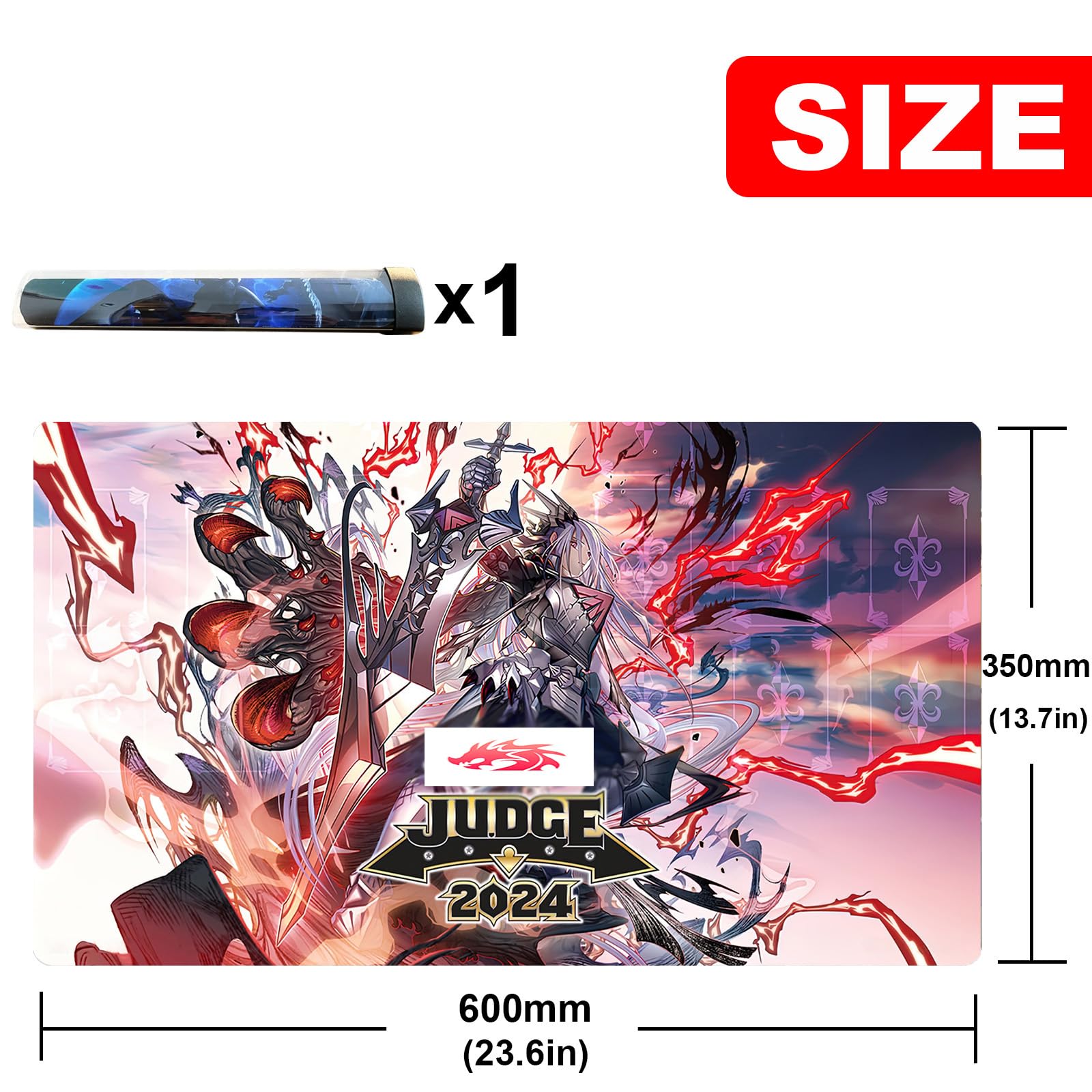 Amazon.co.jp: sabermaster ygo Desian Luluwalilith プレイマット 