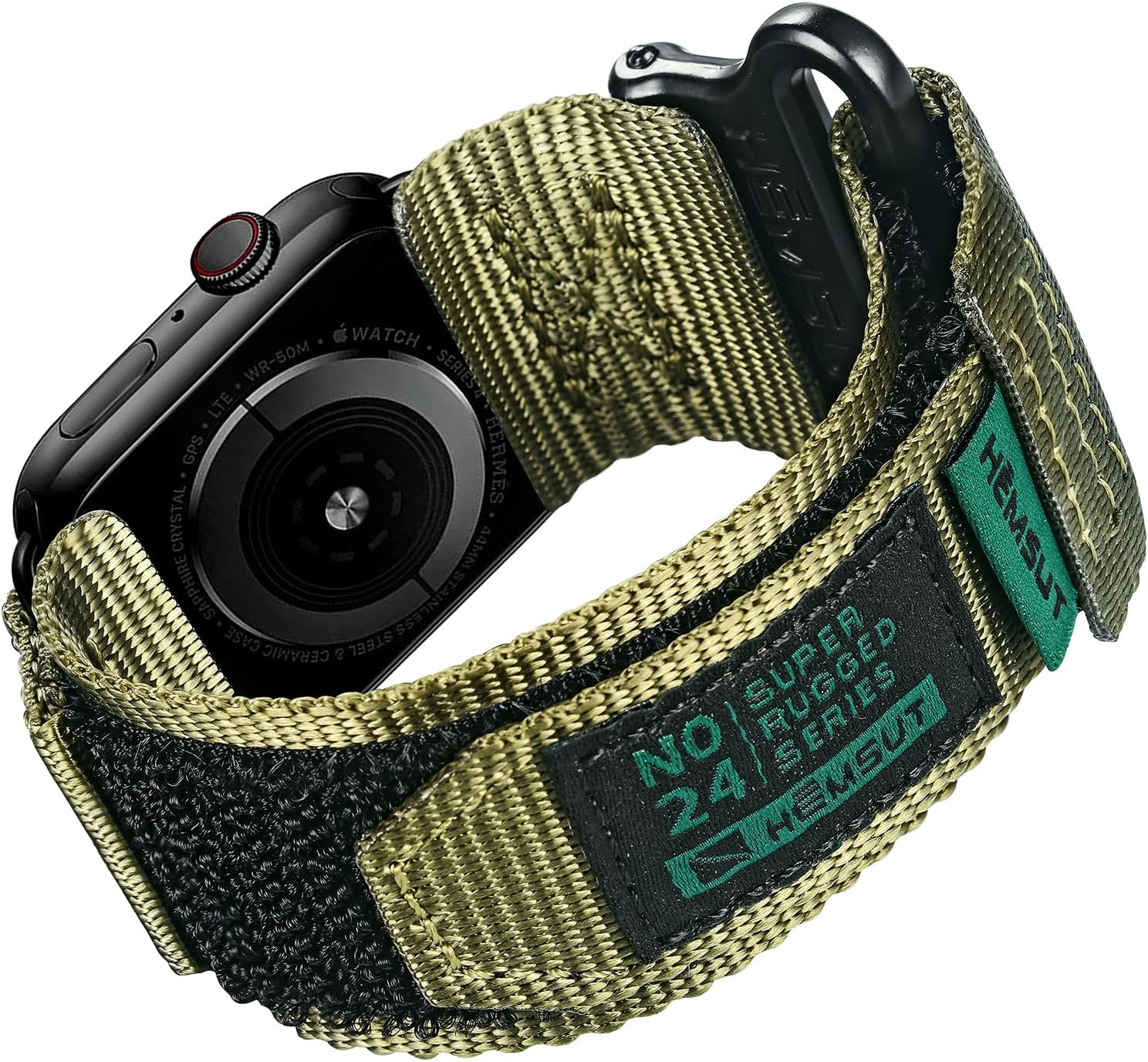 Compatible With Apple Watch Band, Super Rugged Nylon Sports Strap With Woven Loop Design For iWatch 42/44/45/38/40/41/49mm, Military Strap For Ultra 1/2 Series 10/9/8/7/6/5/4/3/2/1/SE Men Women Compatible With Apple Watch Band, Super Rugged Nylon Sports Strap With Woven Loop Design For iWatch 42/44/45/38/40/41/49mm, Military Strap For Ultra 1/2 Series 10/9/8/7/6/5/4/3/2/1/SE Men Women