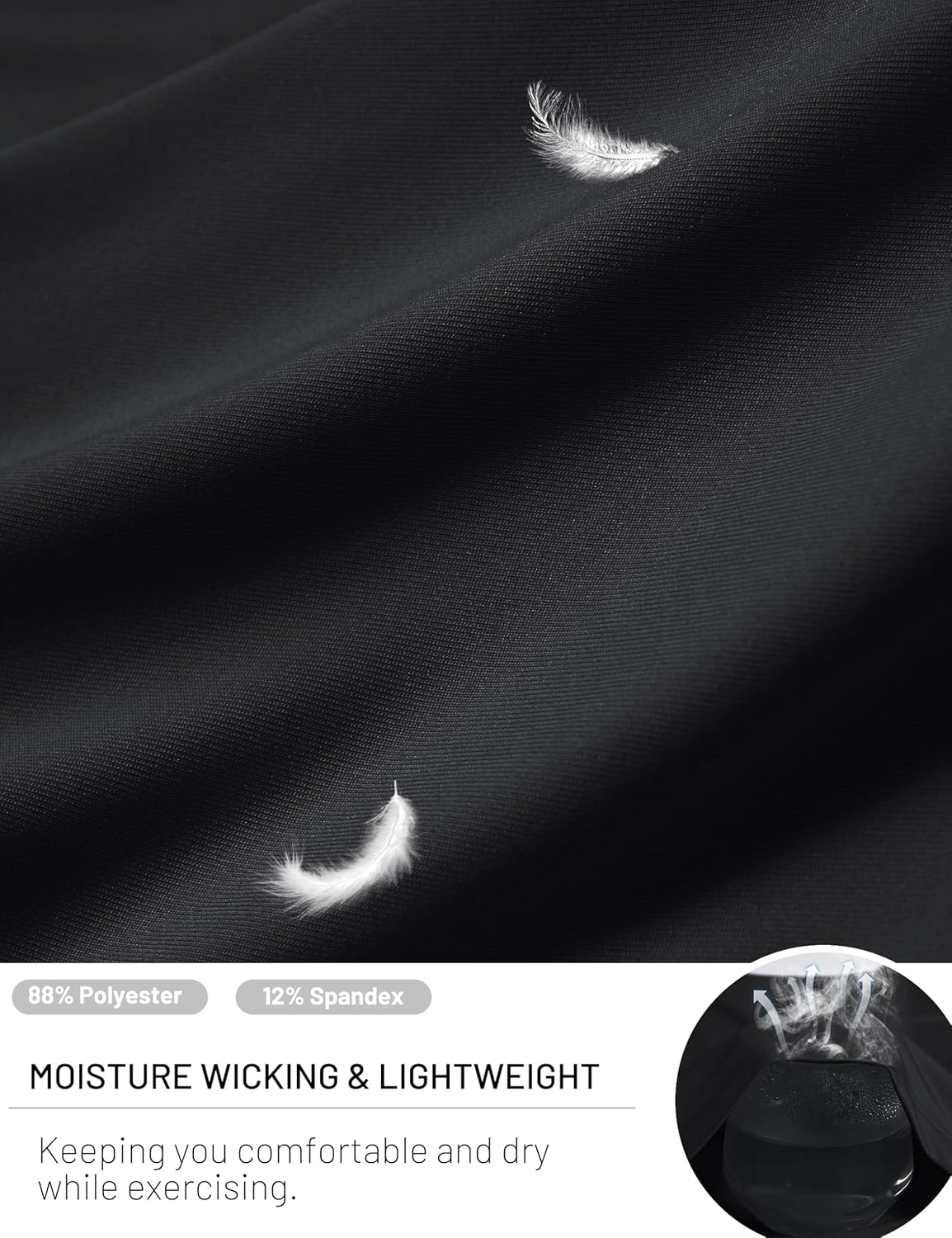 MAGCOMSEN Women's Workout Tank Top Athletic Muscle Sleeveless Crew Neck Shirt UPF 80+ Moisture Wicking Gym Running - Image 6