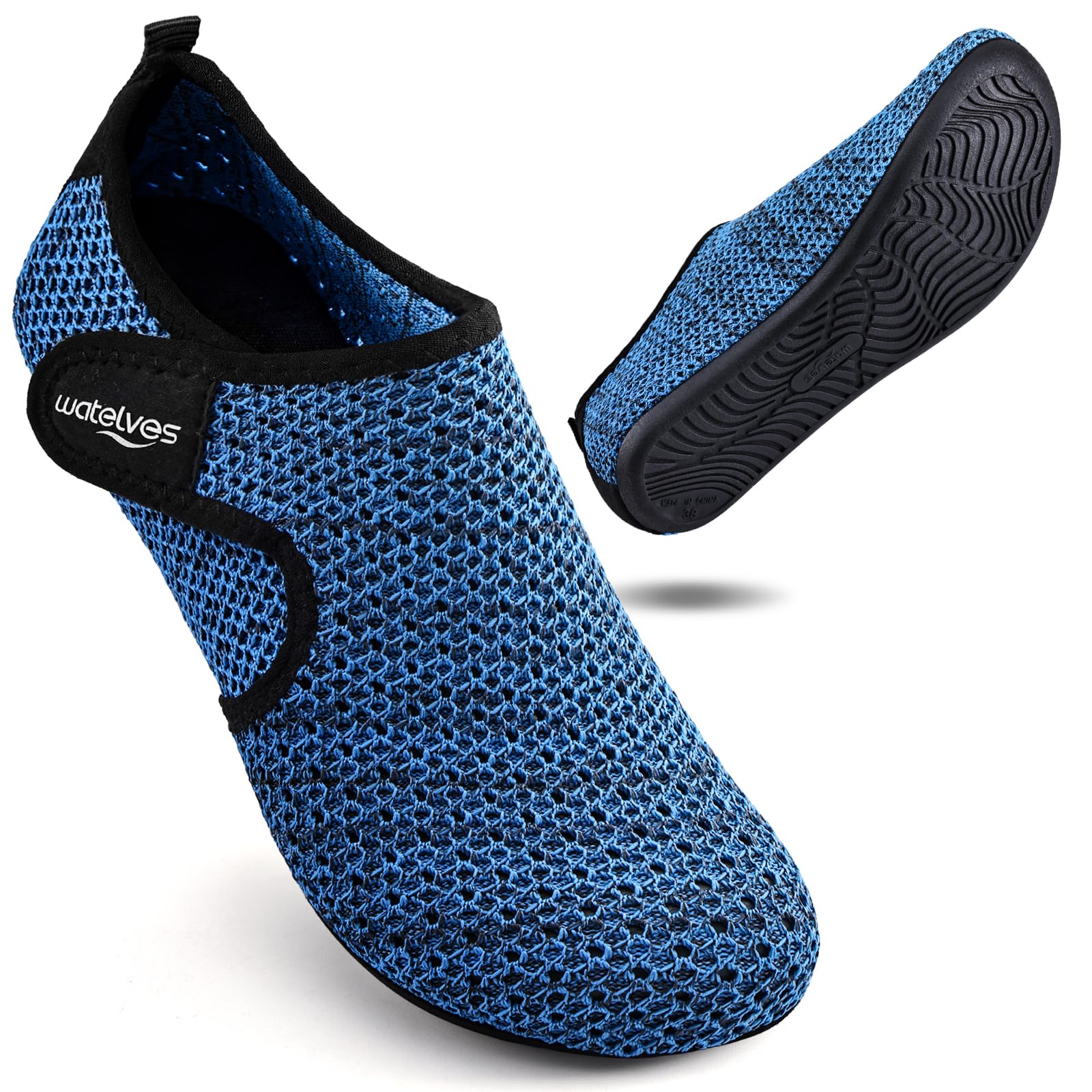 WateLves Wasserschuhe Badeschuhe Schwimmschuhe Aquaschuhe Herren Damen Pool Sandstrand Tauchen Surfen Schnelltrocknend Unisex