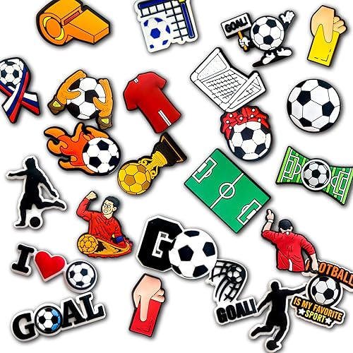 Miniatura 3 de Dijes deportivos para decoración de zuecos, accesorios para hombres de béisbol, sóftbol, fútbol, baloncesto, fútbol, accesorios