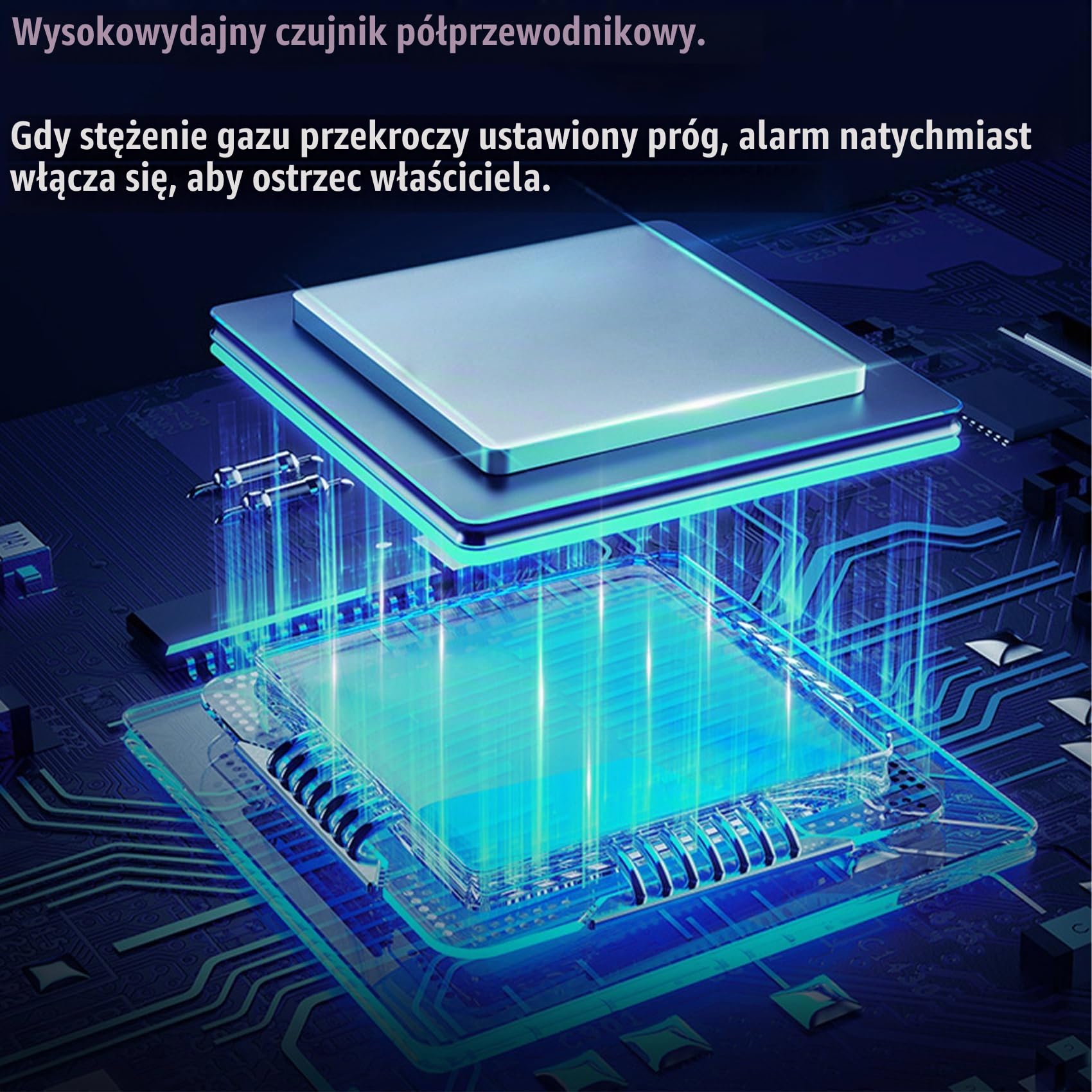 Detektor gazu i tlenku węgla WiFi, detektor gazu palnego do metanu i CO