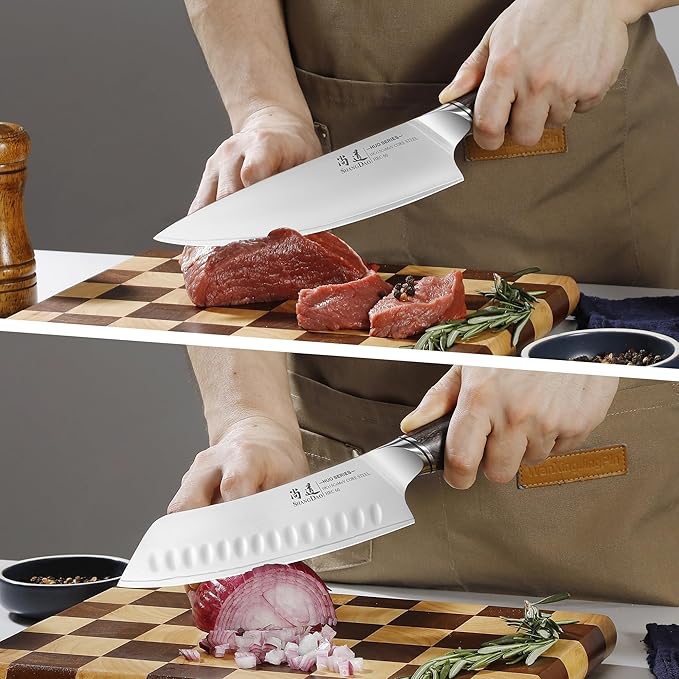 Set Cuchillos Cocina 5 Piezas Alloy Pakkawood miniatura 6