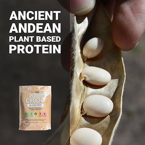 Miniatura 4 de BioMiracle Hydrolyzed Pure Chocho All Plant Protein 0.71 oz Sin gluten, sin OMG, vegano, a base de plantas, apto para dieta cetogénica (15 porciones)