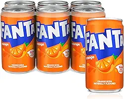 Fanta Laranja, 221 ml (pacote com 6)
