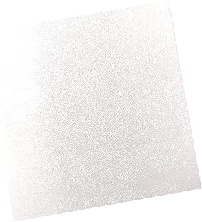 White Glitter Cardstock (10 Sheets, 300gsm) White Cardstock 12x12 Cardstock Paper Colored Cardstock (White)