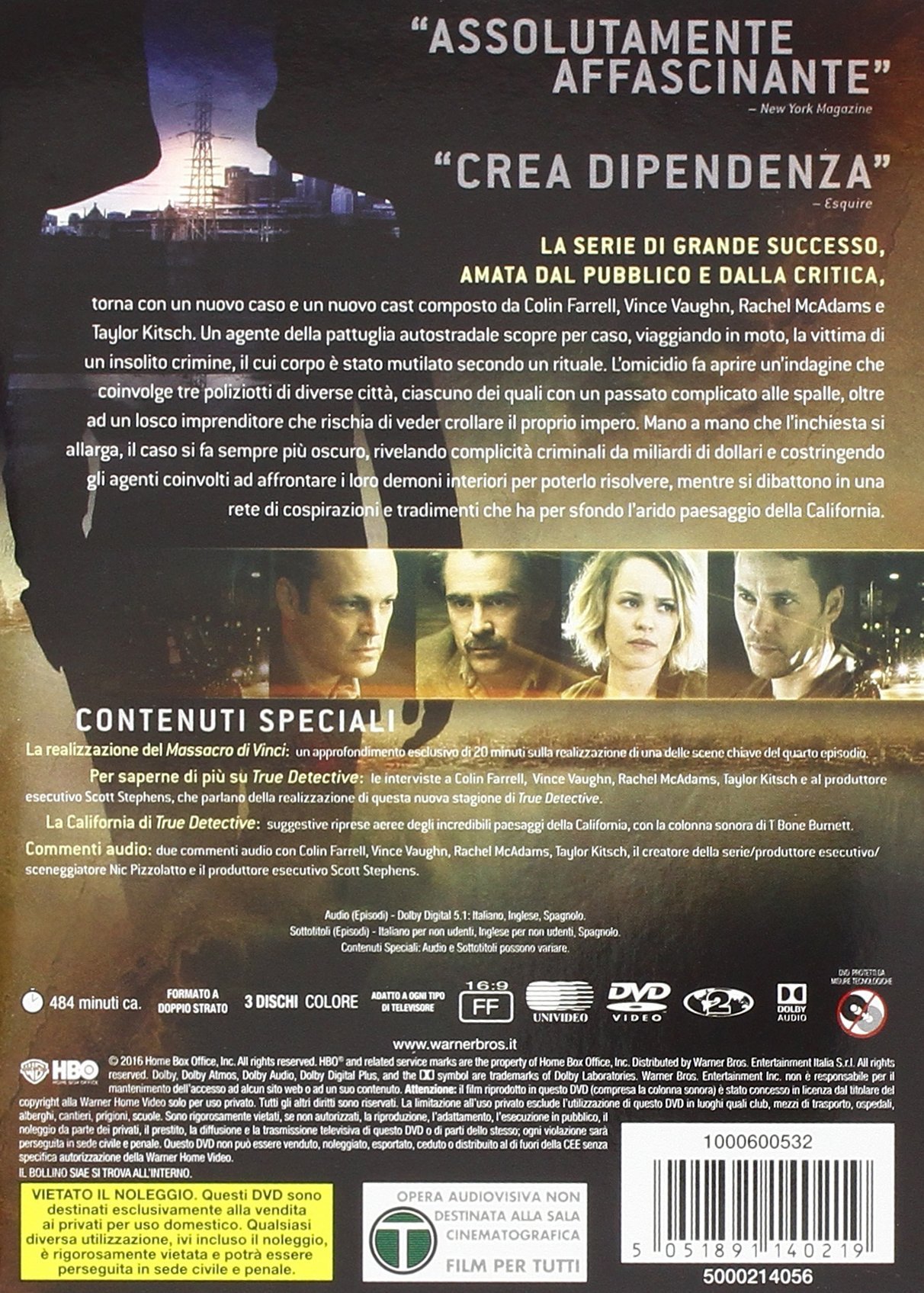 True Detective - Stagione 02 (3 Dvd)