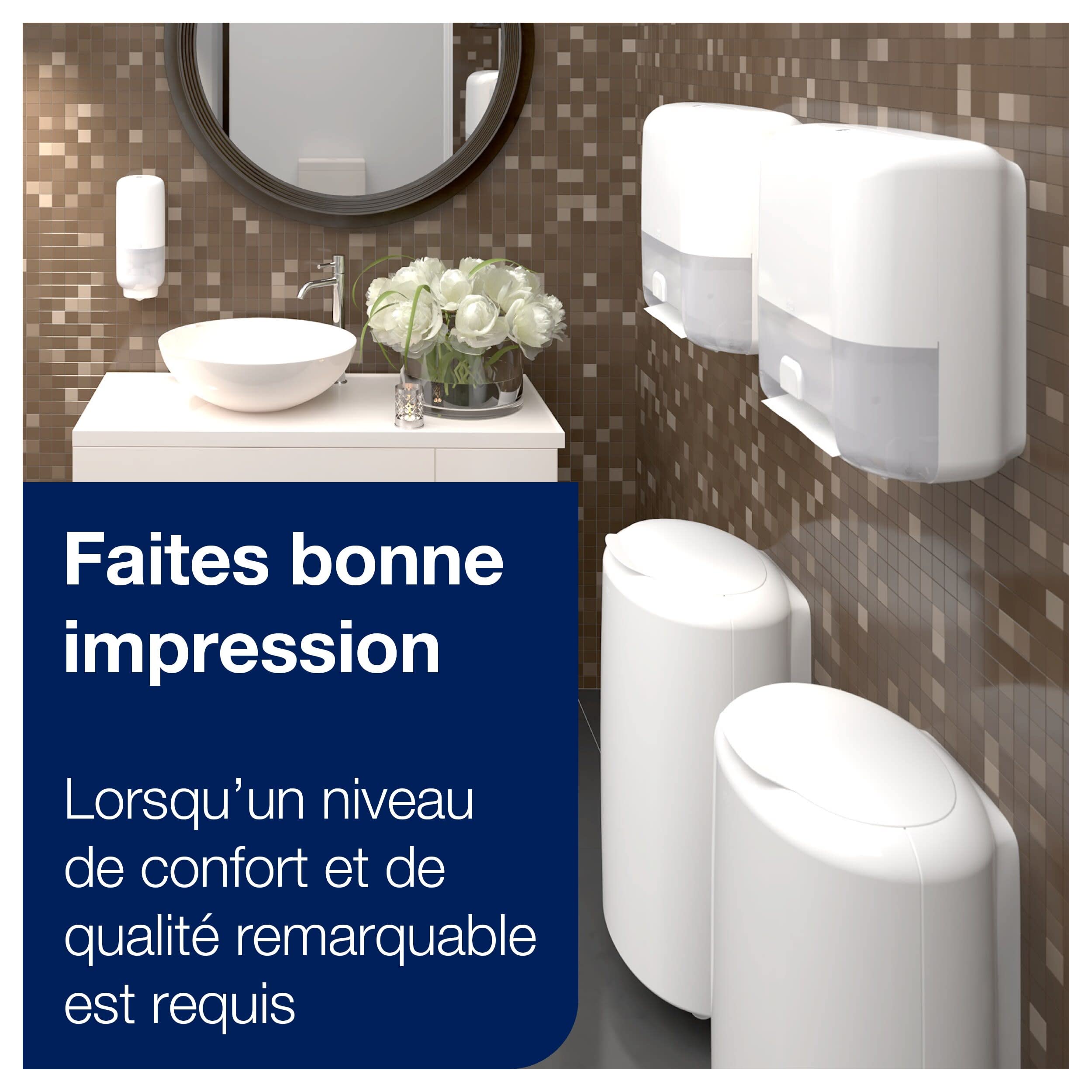 Tork Matic Distributeur Automatique pour essuie-Mains Rouleau Blanc H1, Distribution Feuille-à-Feuille, Gamme Elevation, 551100