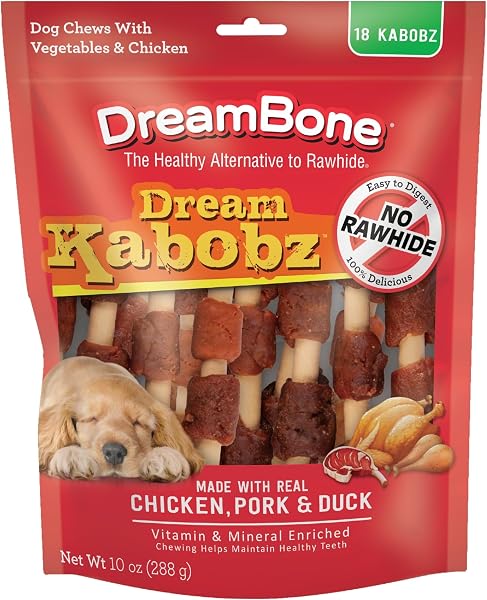 DreamBone Dream Kabobz, Rawhide-Free Chews for Dogs