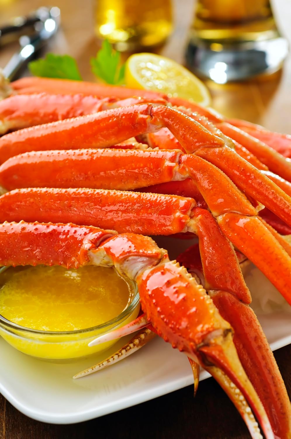 New York Steak & Seafood King Crab Legs - Fresh Frozen Red Crab Claws - Jumbo 9-12 Size Alaskan King Crab Legs (2.5 lbs. King Crab Legs)