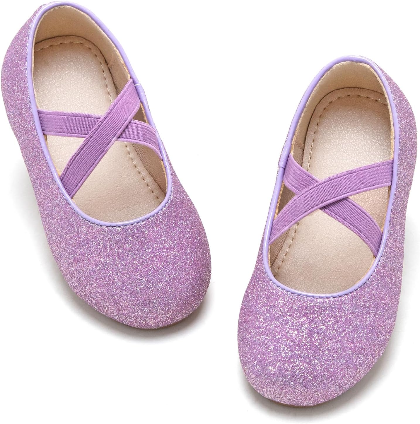 Otter MOMO Toddler Little Girls Princess Shoes Mary Jane Ballerina Flats Flower Girl Dress Shoes