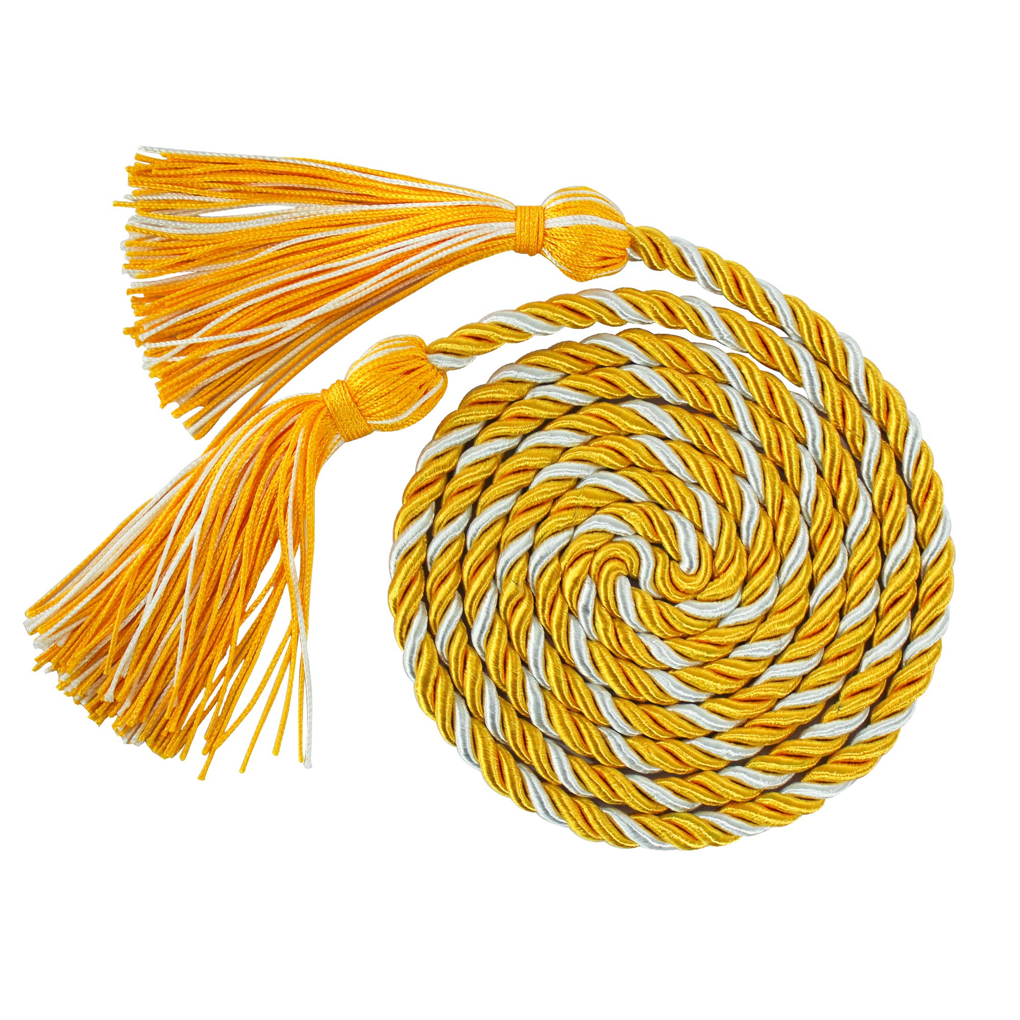 GraduationMallGraduationMall Graduation Honor Cord 68" GoldWhite
