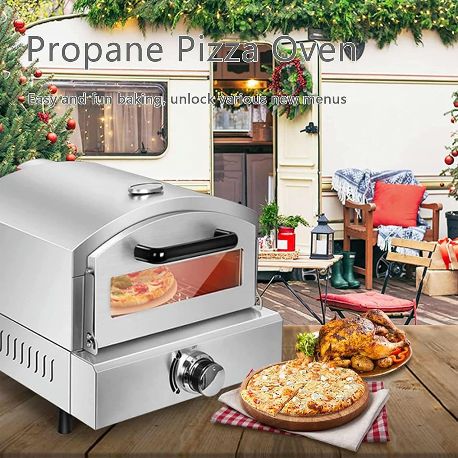 Forno Elettrico, cassetto in Acciaio Inossidabile, per Il Ristorante Domestico, Temperatura Uniforme a 360 °, Alta Temperatura e Resistenza alla corrosione
