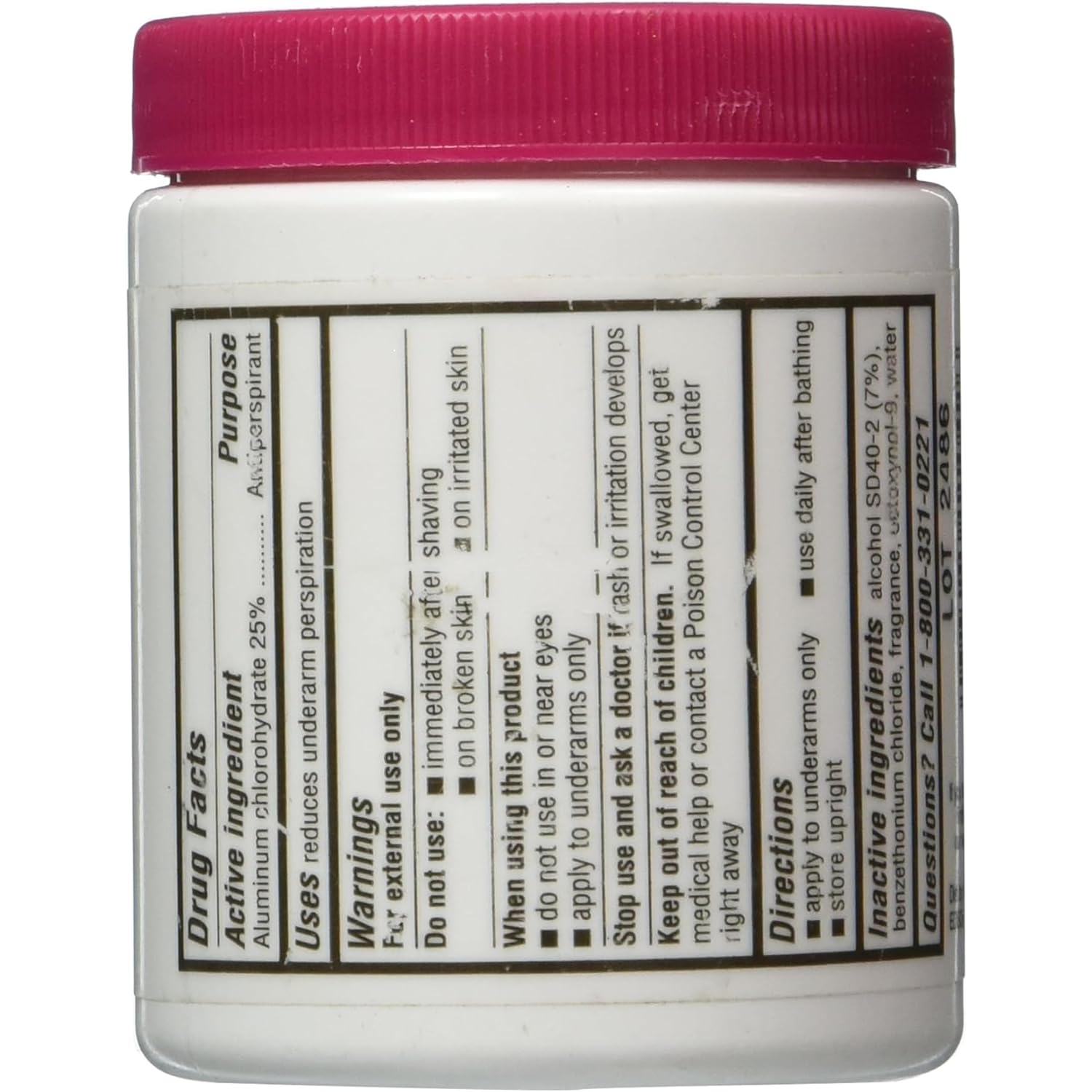 5-Day Anti-Perspirant Deodorant Pads Regular Scent, 75-Count, 5-Pack