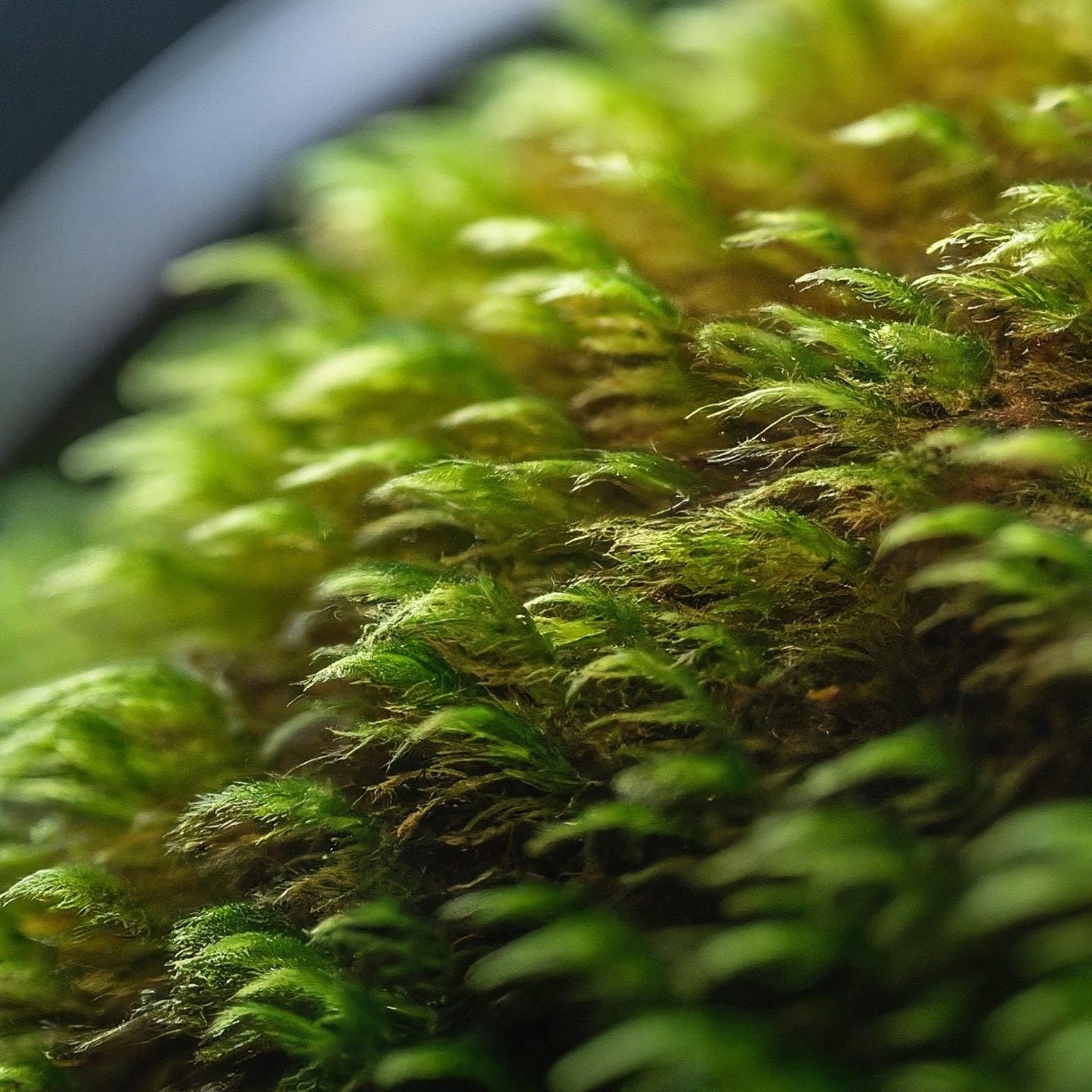 Lincolnshire Pond Plants Ltd - Spiky Moss Pad, Taxiphyllum Sp, Aquarium Moss Plant