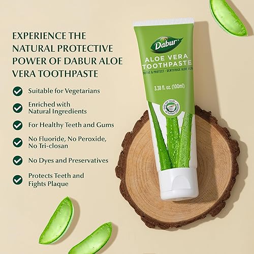 Miniatura 4 de Pasta de dientes Dabur Aloe Vera 3.4 fl oz -US