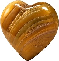 Vista 38 de Amazing Gemstone Piedra de Palma de Corazón de Cristal de Chakra - Piedra de Masaje de Bolsillo para Preocupación para Equilibrio Natural de Chakras