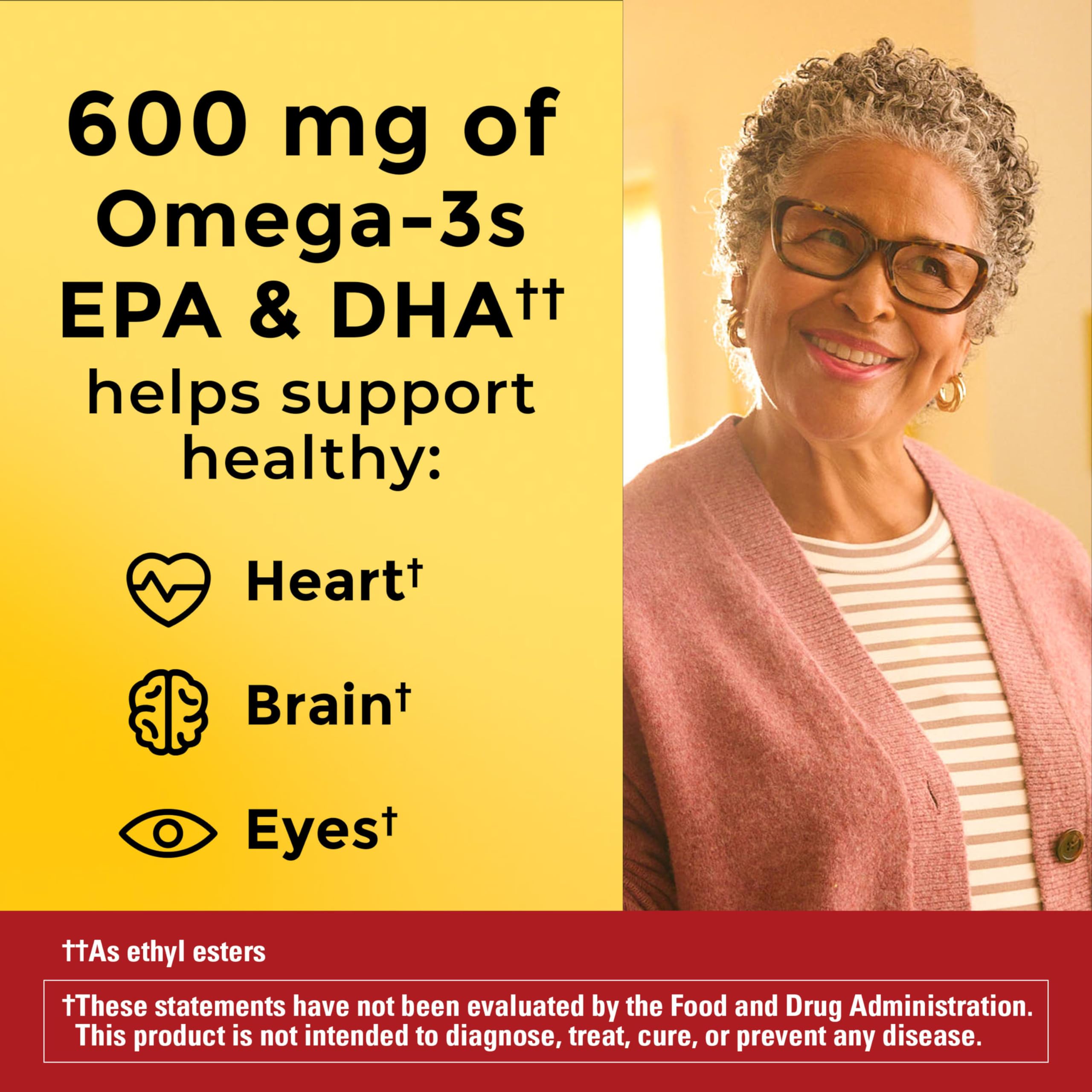 Nature Made Omega 3 Fish Oil and Algae Oil Supplements 1200mg, 60 Softgels — Amazon image 2