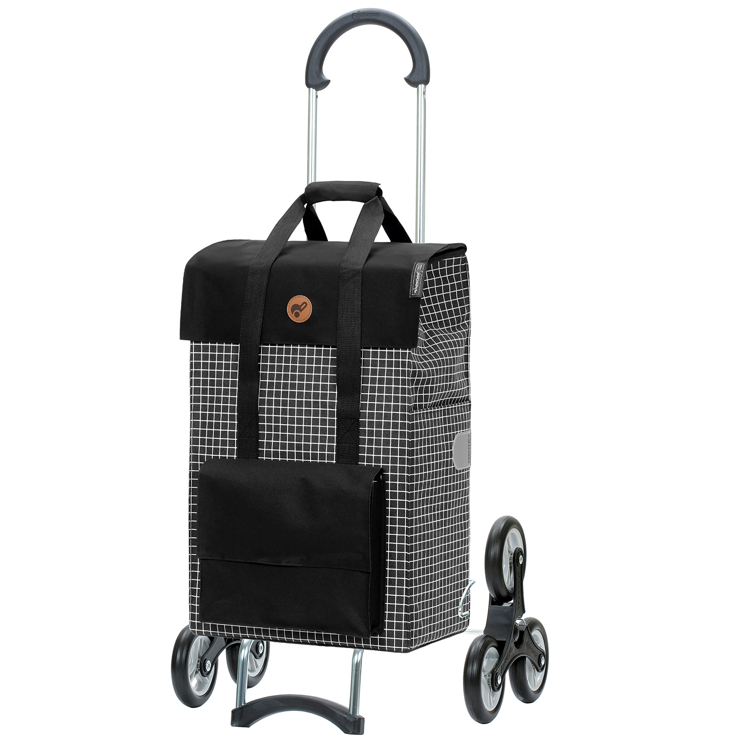 Andersen SHOPPER MANUFAKTUR boodschappentrolley Treppensteiger Scala Shopper Hedda 51L Black zwart 106cm