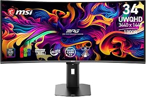 MSI MPG 341CQR QD-OLED X36 34インチ UWQHD 360Hz ゲーミングモニター