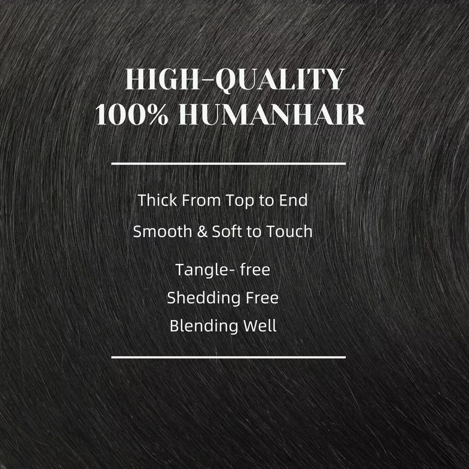 Clip in extensions echthaar Echthaar extensions clip Natürliches Schwarz 7pcs 40cm 120g Voluminöse nahtlose Echthaar Clip-In für Frauen