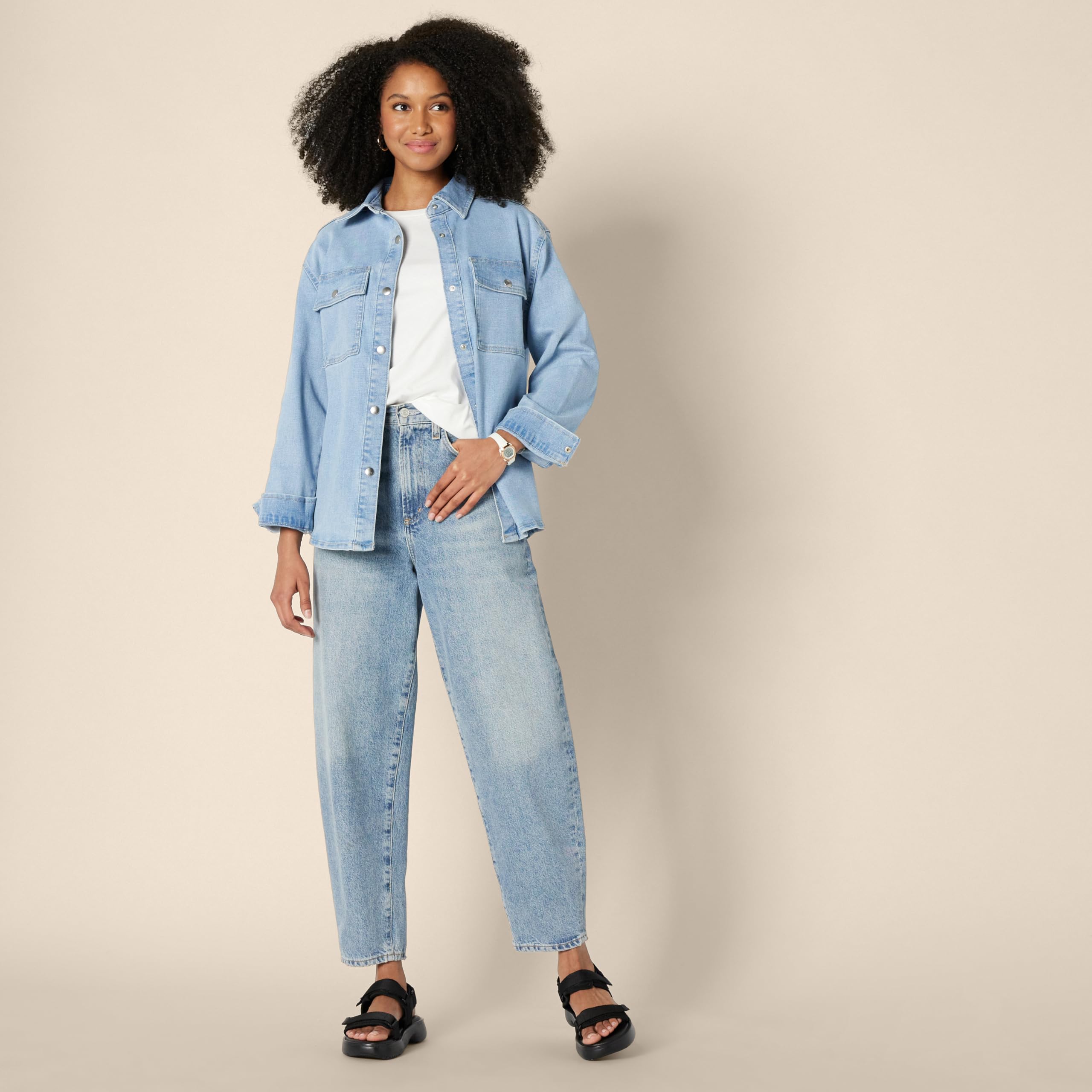 Amazon Essentials Women's Regular Fit 100% Cotton Crewneck Short Sleeve T-Shirt