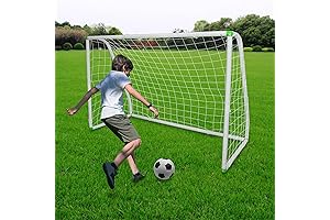 High-Strength Soccer Goals 6x4 for Backyard Kids Portable Soccer Net Equipment