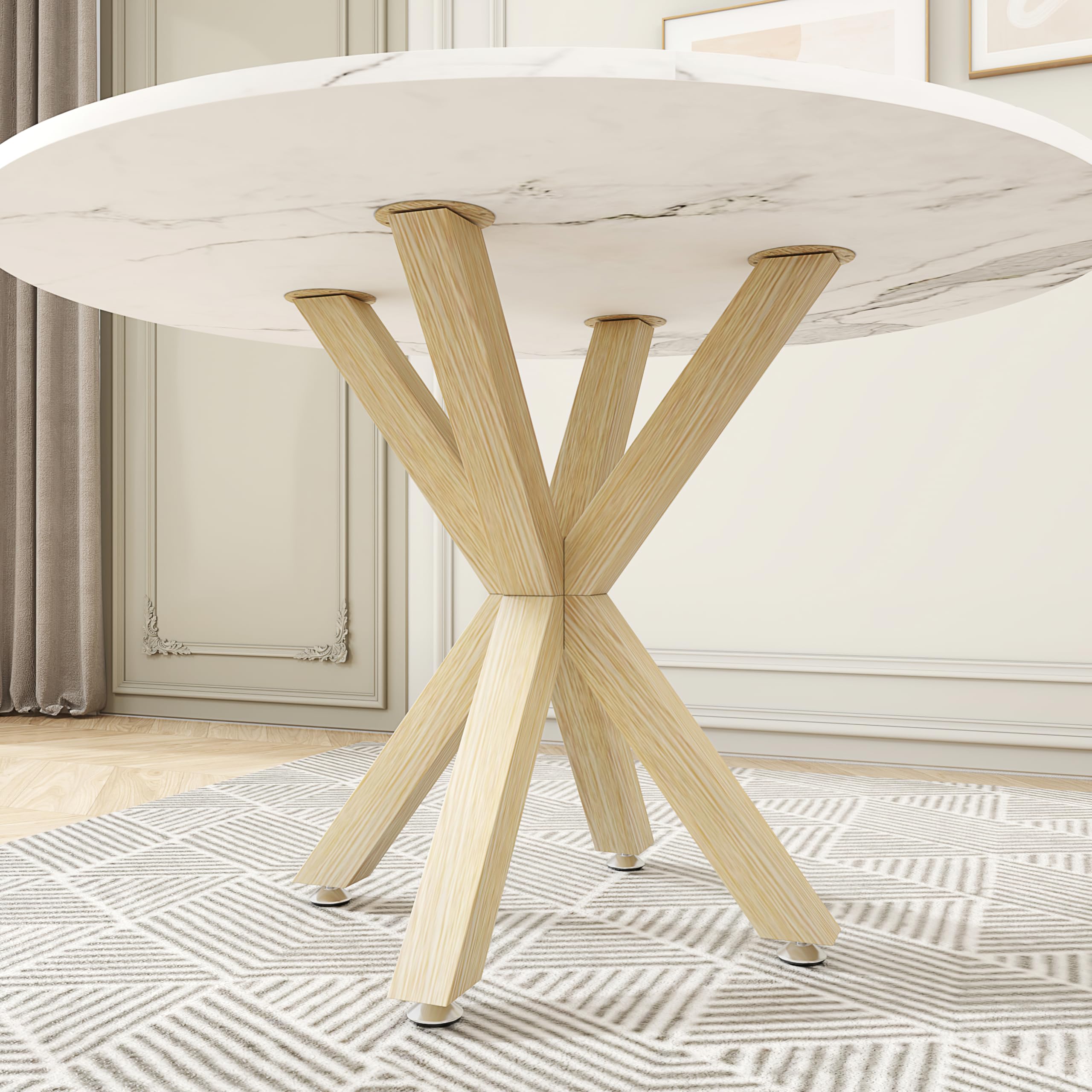 FUSHIAIPTC Table Legs 28 Inch for DIY Coffee Table, Dining Table, Golden Ratio Art Heavy Duty Metal Base to Glass, Marble, and Wood Tops are All