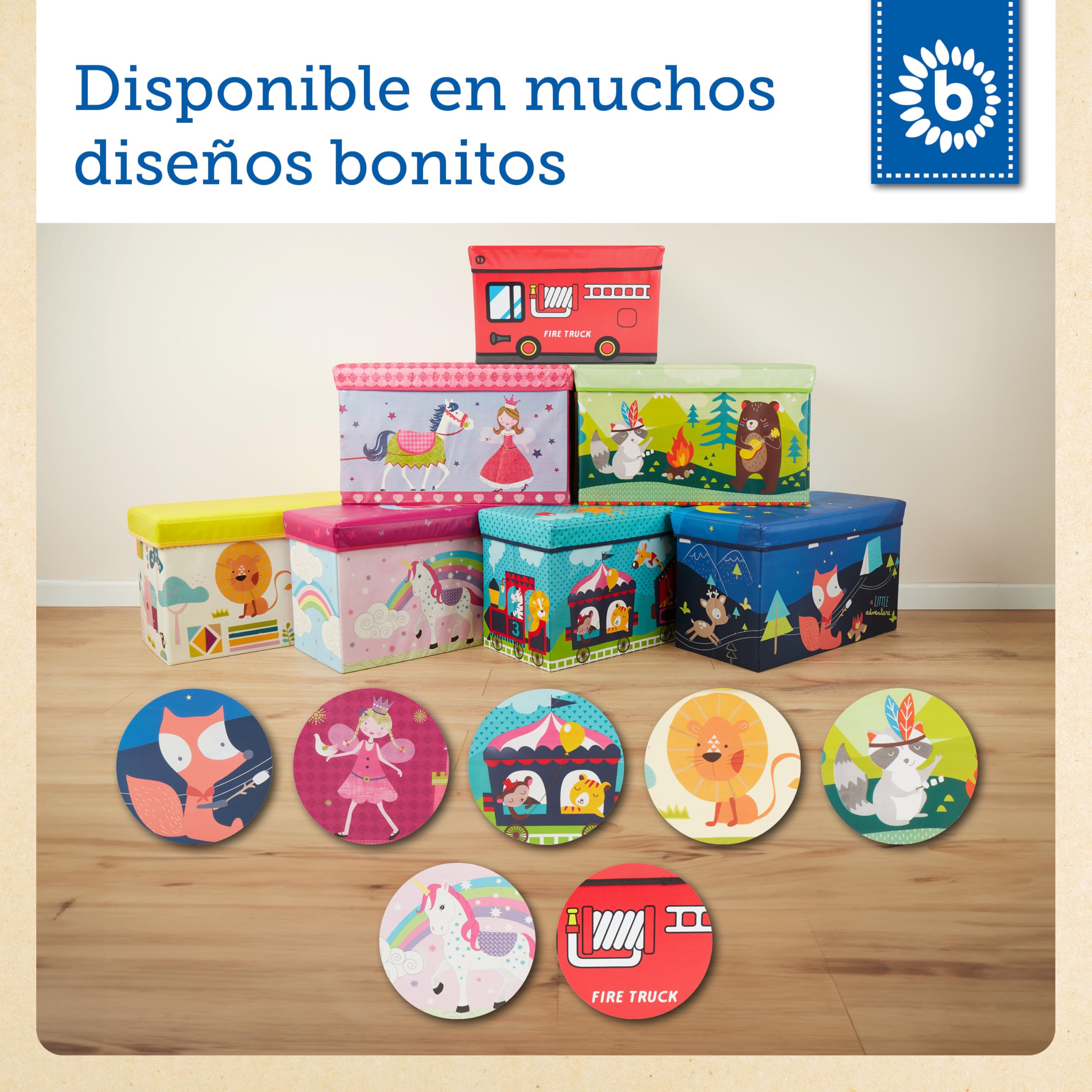 Bieco | almacenaje juguetes | baúl organizador infantil | caja guardar juguetes