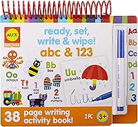 Vista 1 de Set de libro, listo para escribir y borrar de Alex Toys Abecedario y números