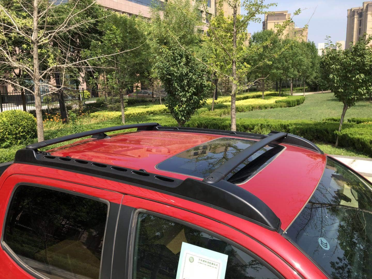Snailfly Black Roof Rack Cross Bars Set Fit for 2005-2023 Toyota-Tacoma Double CAB Luggage Carrier Accessory