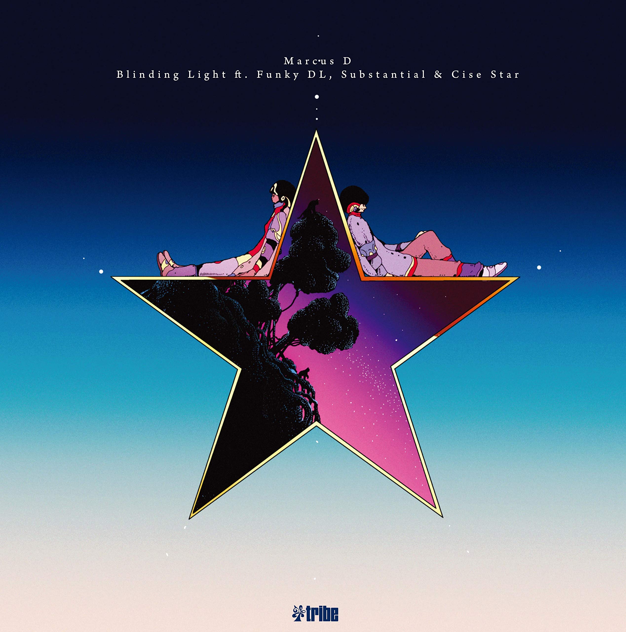 CISE STAR FUNKY DL MARCUS D SUBSTANTIAL - Blinding Light - Disque 33T