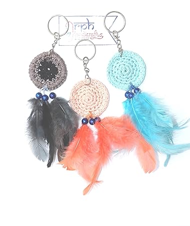 RPH Handicrafts Dream Catcher Keychain, Key Ring, Bike, car, for Girls/Boys Size Length 6