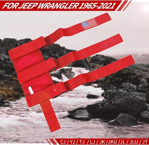 Miniatura 7 de Voodonala Soporte para extintor de incendios para barra antivuelco Jeep, 2.5-3 libras, soporte de correa ajustable para Jeep Wrangler TJ CJ YJ JK