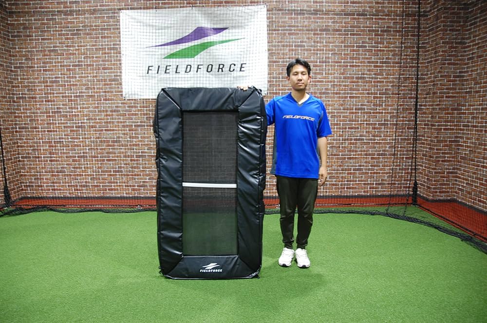 バッティング練習用トランポリン　野球練習器具　フィールドフォース 楽天市場】野球 バッター用トランポリン FBTP-1550 バッティング