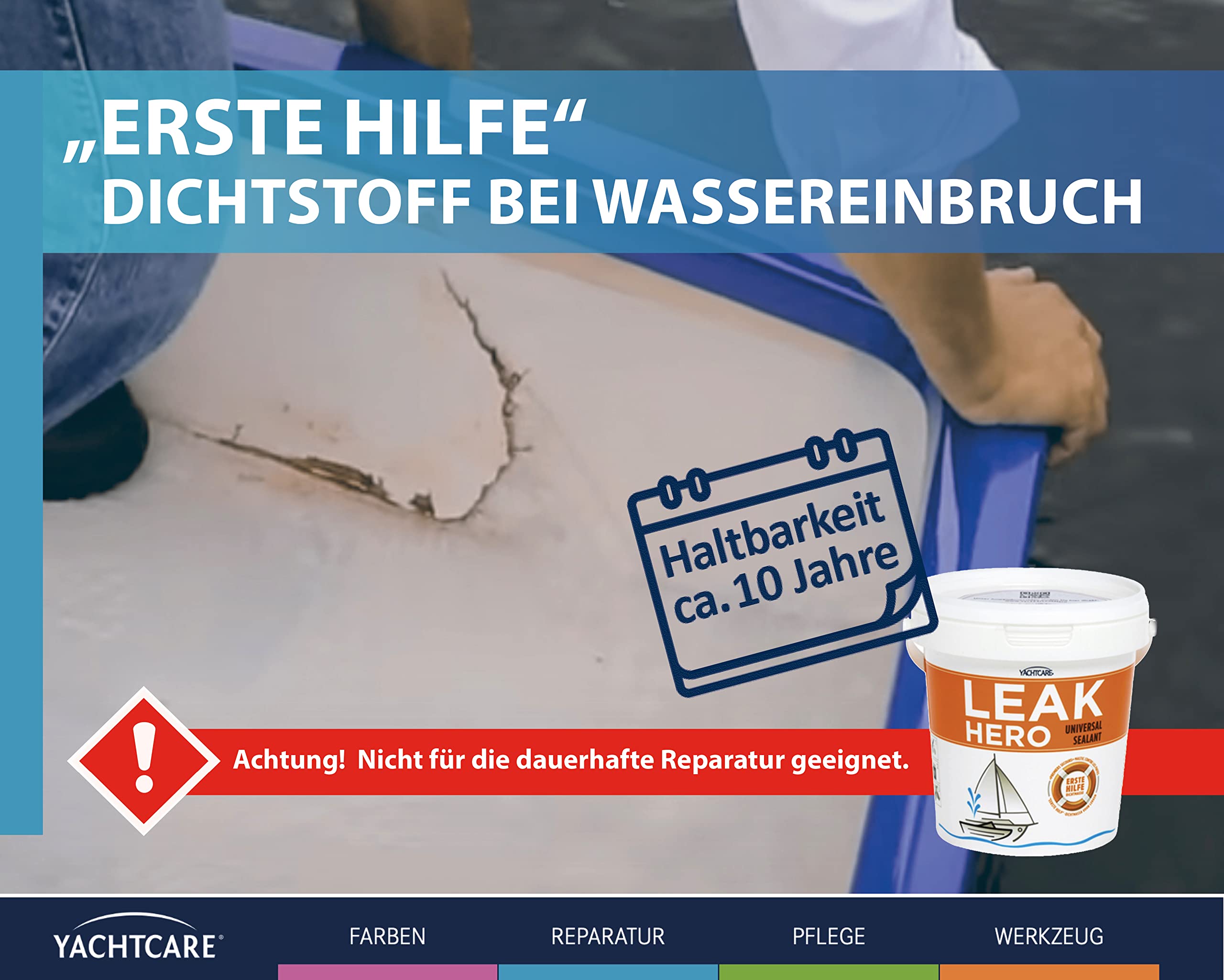 Yachtcare Leak Hero 625ML – uszczelnienie wycieku w sytuacjach awaryjnych zawsze na pokładzie