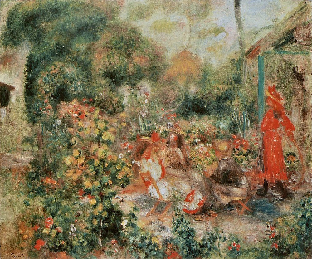 Cuadro Jeunes Filles Dans un Jardin de Renoir para decorar salones modernos
