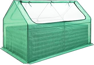 Raised Garden Bed Galvanized Raised Beds for Gardening Vegetables with Cover 6x3x2 ft Tall Metal Planter Box Outdoor Use (Green)