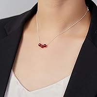 Vista 47 de Real Crystal Pendant Necklace Jewelry 925 Sterling Silver Chain Necklace for Women Dainty Birthstone Jewelry Necklace for Women Healing Chakra