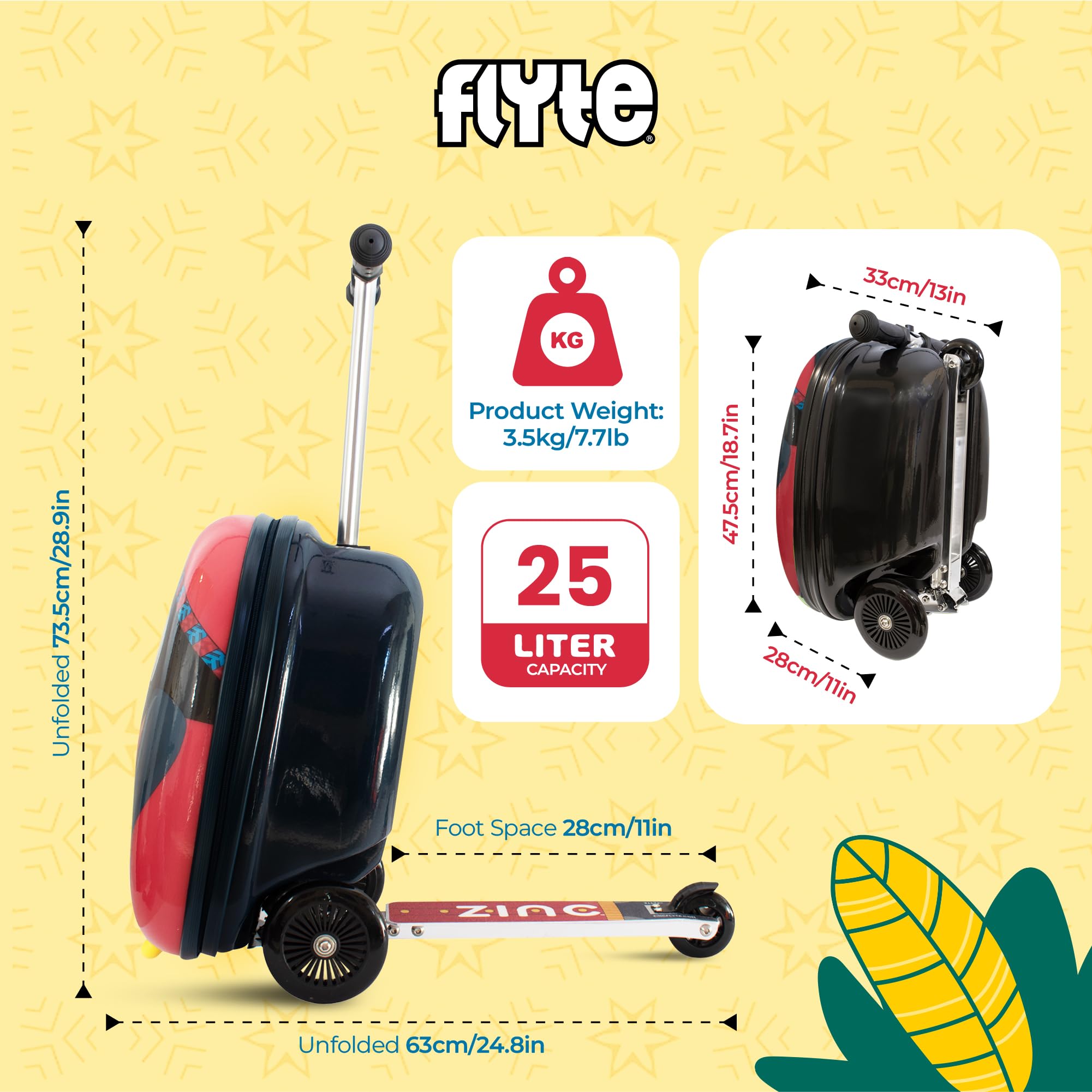 Flyte Valise midi Scooter 45,7 cm