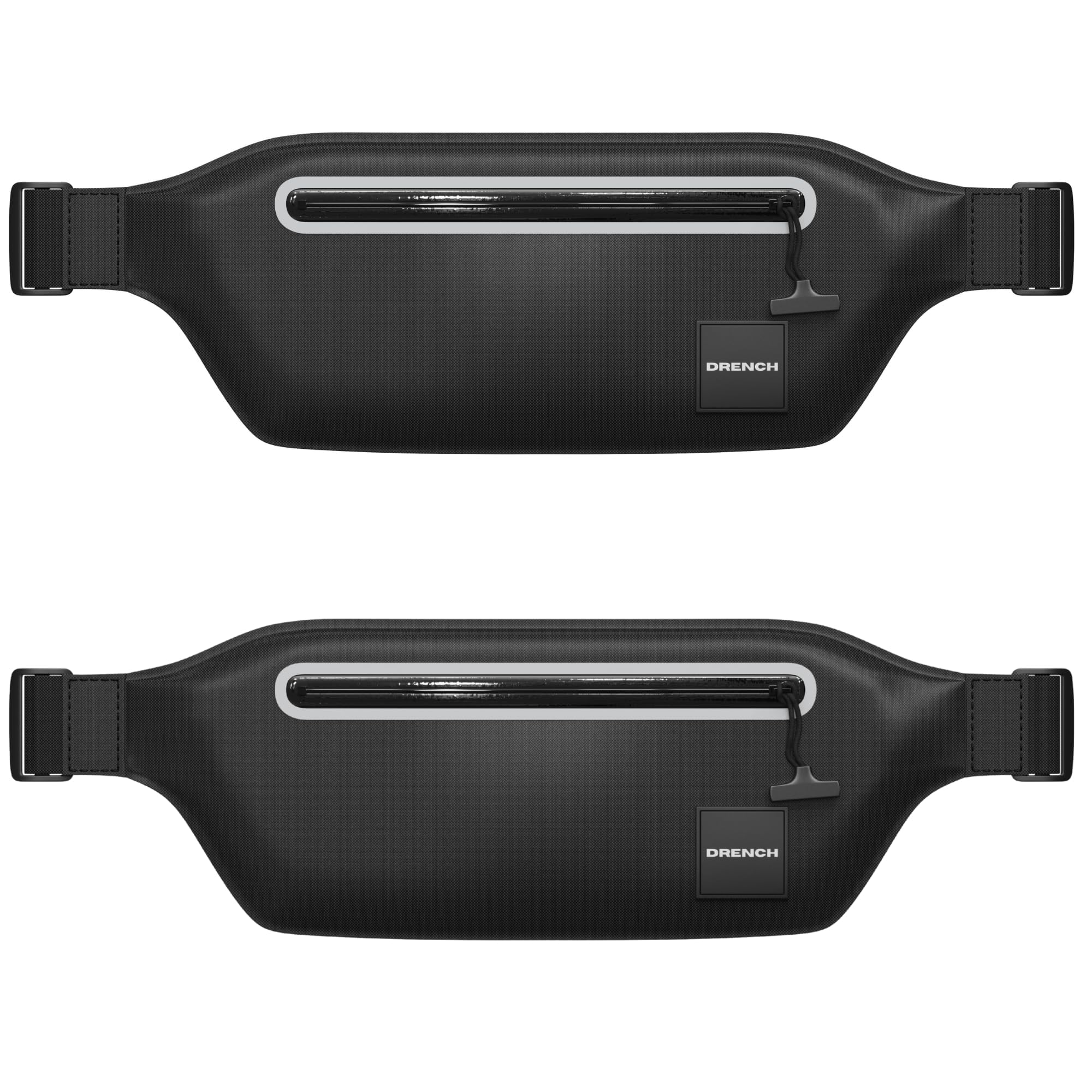 Drench 2-Pack 100% Waterproof Fanny Pack – IPX8 Submersible Dry Bag Waist Pouch & Waterproof Phone Case for Swimming, Boating, Kayaking, SUP &