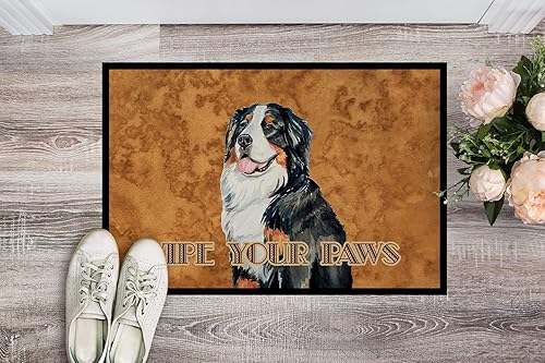 Miniatura 2 de Caroline's Treasures LH9452MAT - Tapete de perro de montaña bernés de 18 x 27 pulgadas, tapete para puerta delantera, interior y exterior, para