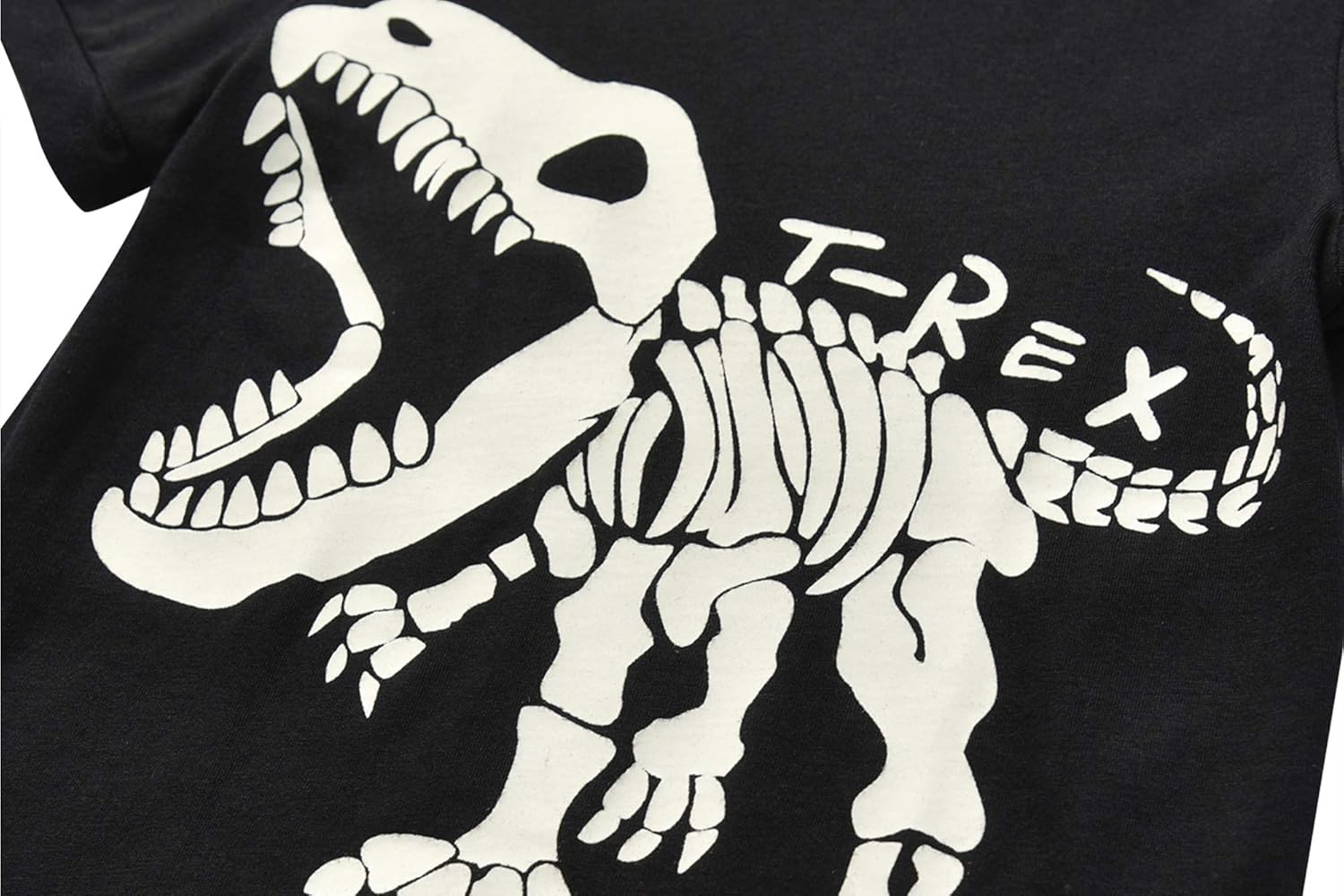 RKOIAN Little Boys Girls' Pajamas Sets Glow in The Dark Toddler Pjs Cotton Kids Sleepwear - Image 4