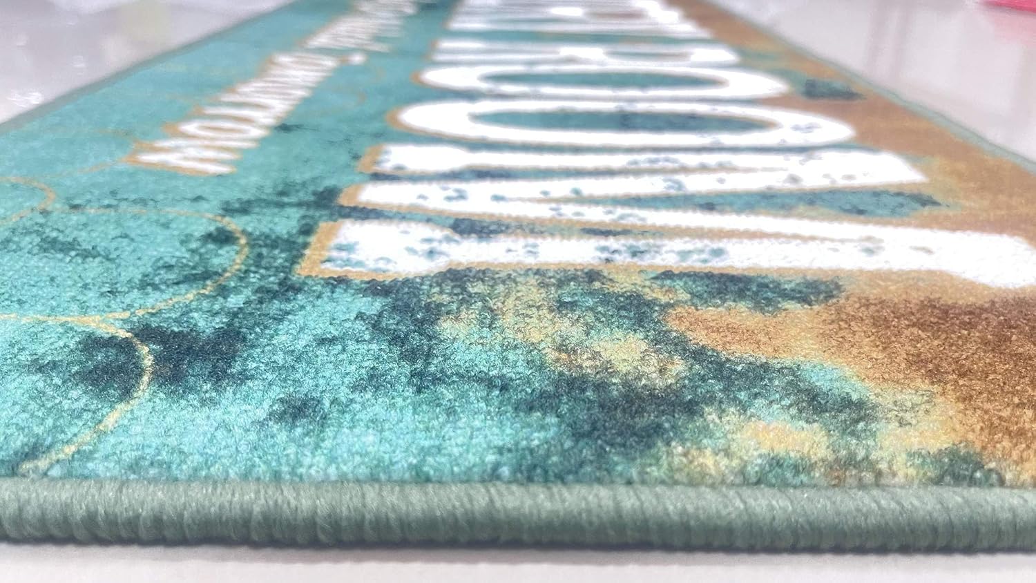 HUAHOO Laundry Runner Rug Washable Non Slip Kitchen Floor Mat Washhouse Rugs Carpet Laundry Room Kitchen Runner Rugs (22"x67")